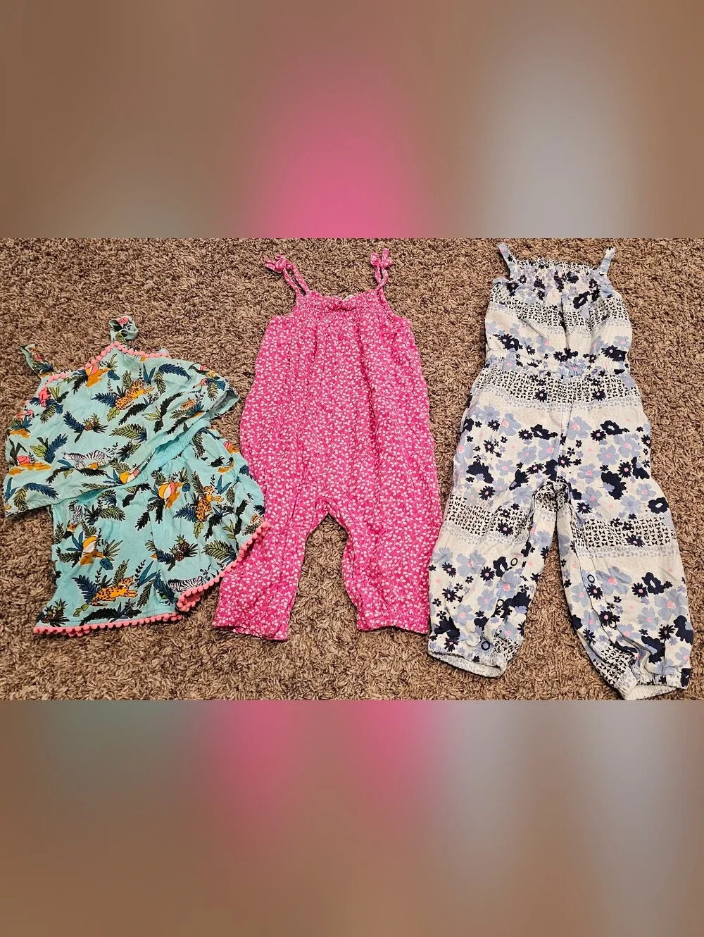 Assorted Girls' Summer Dresses & Rompers